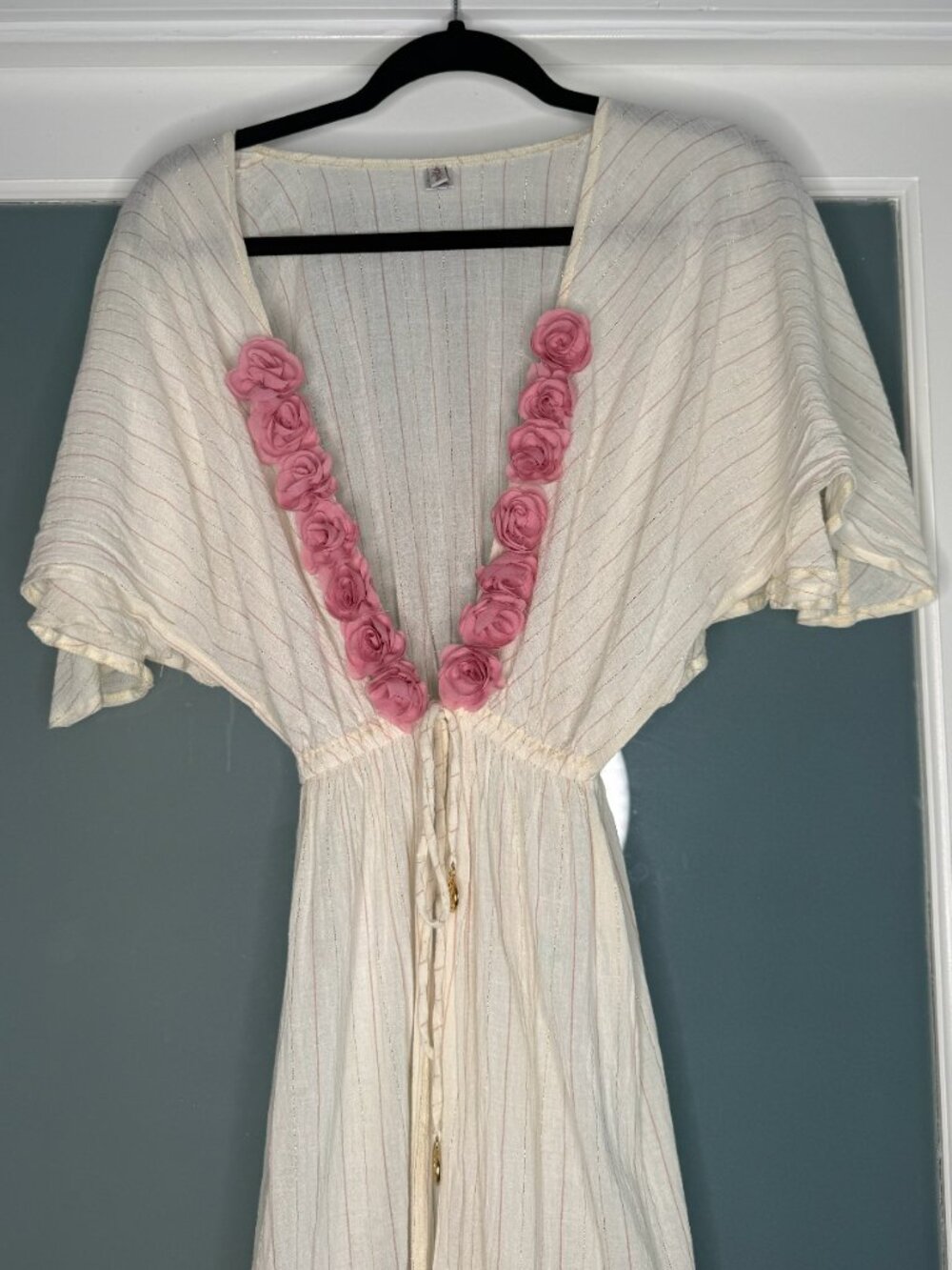 Luli Fama Exclusive Beach Cover-Up | Luxury Resort Wear | XS | New Without Tags